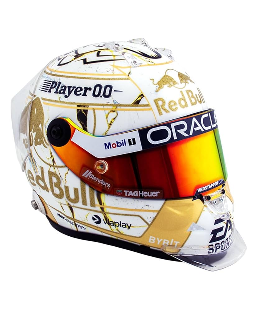 マックス　フェルスタッペン　サイン入り1/2ヘルメット　レッドブル限定品 マックス フェルスタッペン サイン入り1/2ヘルメット レッドブル